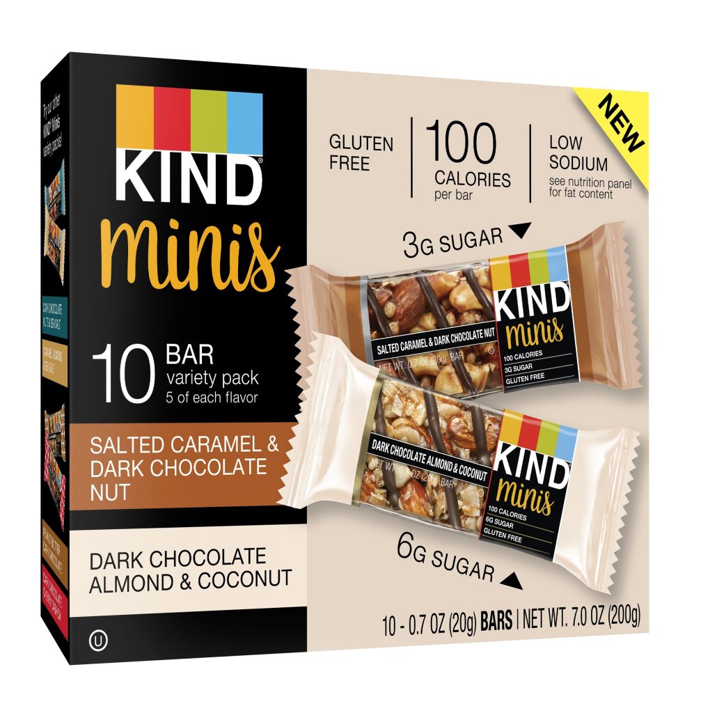 KIND Debuts 100-Calorie KIND Minis - Snacking News